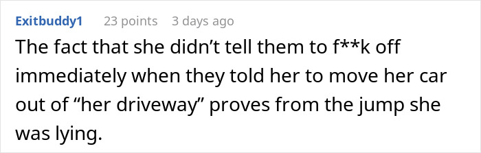 “I Live Here”: Karen Claims That The House Is Hers After Parking Her Car In A Family’s Driveway “I Live Here”: Karen Claims That The House Is Hers After Parking Her Car In A Family’s Driveway
