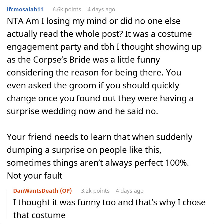 "Am I The Jerk For Wearing A Wedding Dress At A Wedding?" "Am I The Jerk For Wearing A Wedding Dress At A Wedding?"