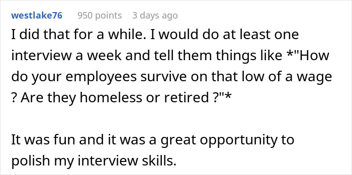 Guy Sets Up Job Interviews Despite Being Self-Employed Just To Laugh At The Recruiters For Their Ridiculous Offers Guy Sets Up Job Interviews Despite Being Self-Employed Just To Laugh At The Recruiters For Their Ridiculous Offers