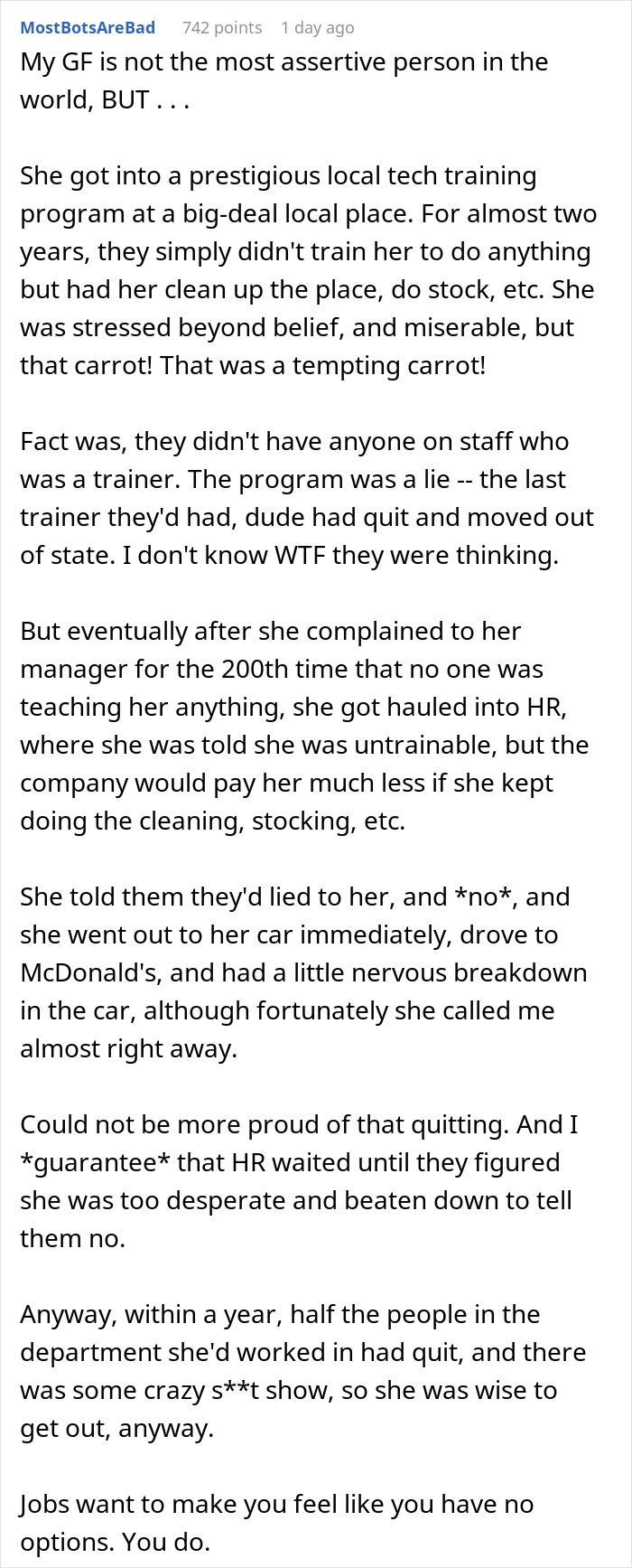 Company Tries To Gaslight This Person About Their 50% Wage Cut, They Don’t Waste A Second And Quit Company Tries To Gaslight This Person About Their 50% Wage Cut, They Don’t Waste A Second And Quit