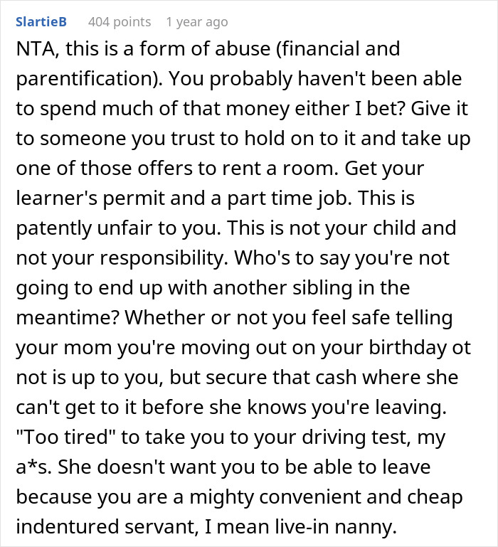 Teenager Is Expected To "Give Up His Freedom" Until He's 21 To Take Care Of His Baby Brother Teenager Is Expected To "Give Up His Freedom" Until He's 21 To Take Care Of His Baby Brother