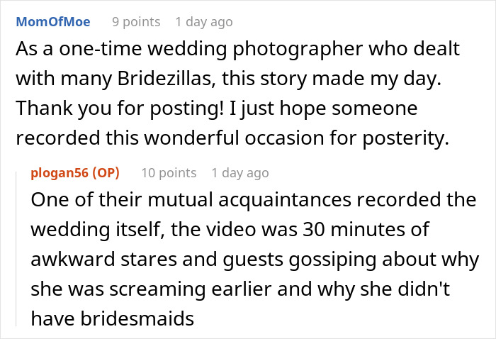 Bridezilla Has An Awkward Wedding With No Bridesmaids After They All Leave Over Her Mistreatment Of A Woman With Glasses Bridezilla Has An Awkward Wedding With No Bridesmaids After They All Leave Over Her Mistreatment Of A Woman With Glasses