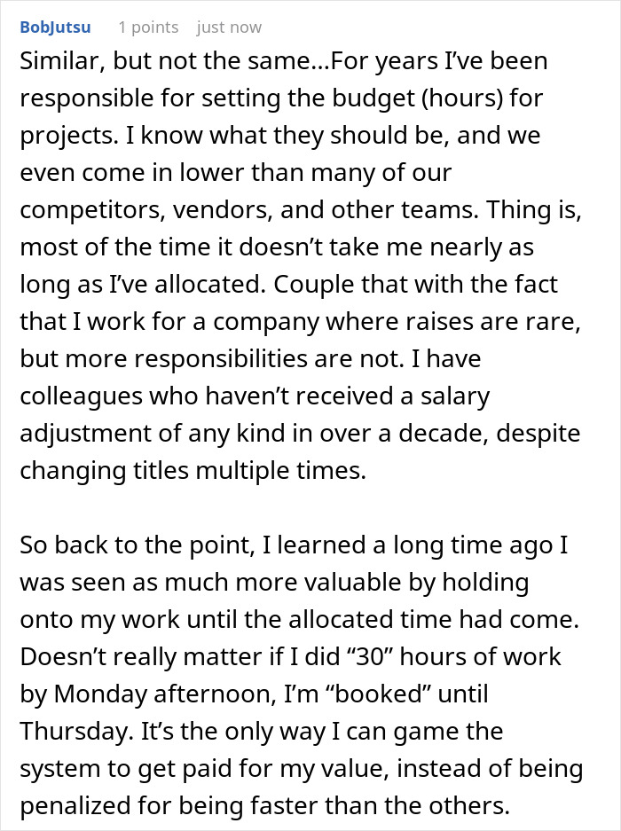 Employee Is Scolded For Being Too Efficient, Maliciously Complies And Starts Delivering The Bare Minimum Employee Is Scolded For Being Too Efficient, Maliciously Complies And Starts Delivering The Bare Minimum