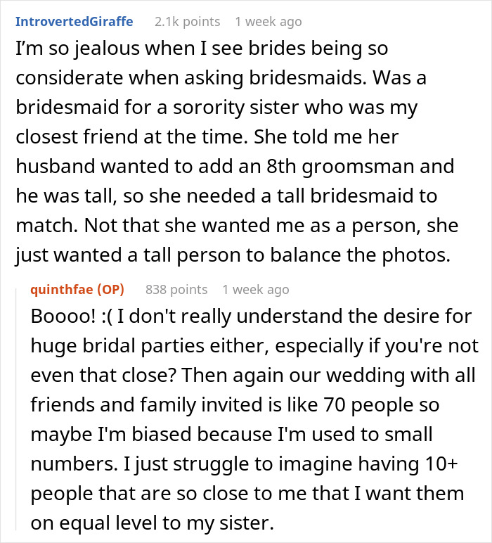 "I've Never Been Pretty Enough To Be A Bridesmaid": Woman Confesses About How Her Friends Have Treated Her After Bride Asks Her To Be A Bridesmaid