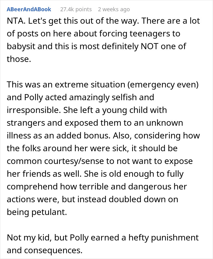 Teen Is Asked To Look After Little Sister While Mom Rushes Son To The ER, She Leaves Her At A Stranger’s House Instead Teen Is Asked To Look After Little Sister While Mom Rushes Son To The ER, She Leaves Her At A Stranger’s House Instead