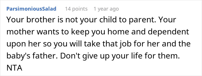 Teenager Is Expected To "Give Up His Freedom" Until He's 21 To Take Care Of His Baby Brother Teenager Is Expected To "Give Up His Freedom" Until He's 21 To Take Care Of His Baby Brother
