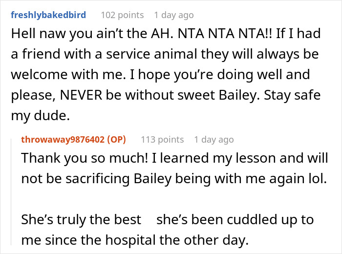 Woman Makes Her Friend Leave Her Service Dog In The Backyard, Is Upset Everyone Hates Her For It After The Woman Gets A Concussion From A Seizure Woman Makes Her Friend Leave Her Service Dog In The Backyard, Is Upset Everyone Hates Her For It After The Woman Gets A Concussion From A Seizure