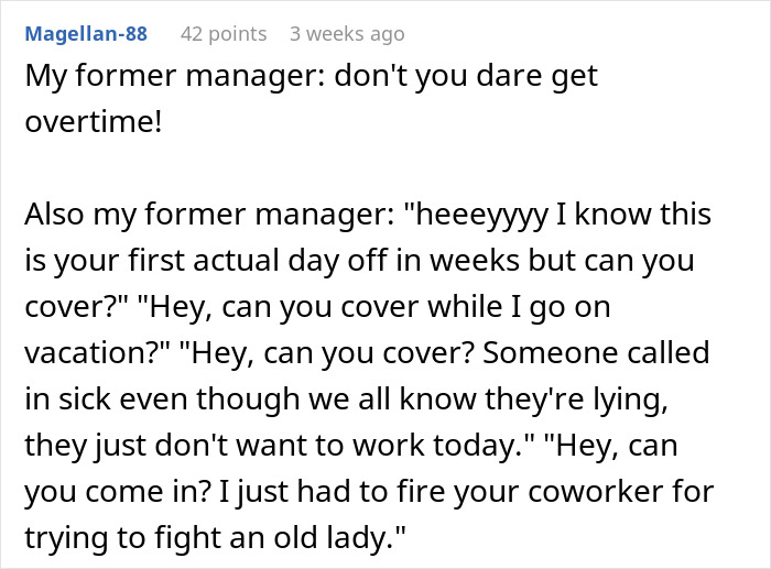 Employees Stop Getting Paid For Overtime, Boss Is Flabbergasted They Won't Help Her After Hours