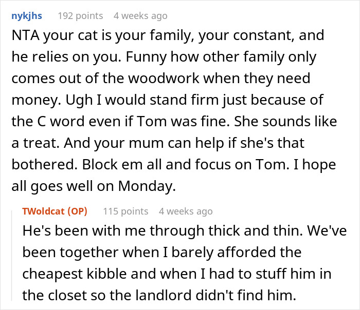 Woman Goes Off On Sister, Calls Her A “Crazy Cat Lady That's Going To End Up Alone” For Refusing To Help Her Out Financially Woman Goes Off On Sister, Calls Her A “Crazy Cat Lady That's Going To End Up Alone” For Refusing To Help Her Out Financially