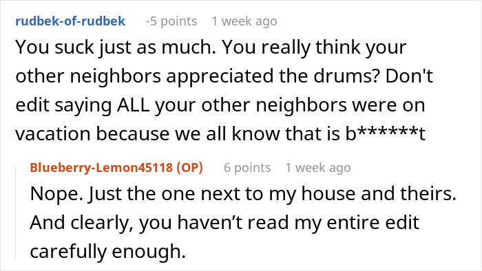 Annoying Neighbors Who Disturbed Everyone's Peace Get A Taste Of Their Own Medicine