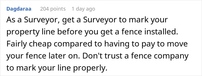 Guy Plots The Ultimate Retaliation Against His Neighbor Who Sued Him Over A Fence That Went 1.5 Inches Beyond The Property Line Guy Plots The Ultimate Retaliation Against His Neighbor Who Sued Him Over A Fence That Went 1.5 Inches Beyond The Property Line