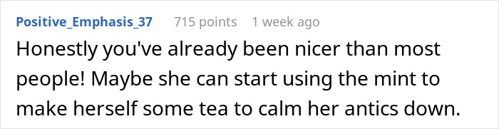 "By The Time This Problem Becomes Obvious, We Will Be Long Gone": Woman Plants Mint In Her Partner's Family's Garden To Get Revenge On Rude Neighbor "By The Time This Problem Becomes Obvious, We Will Be Long Gone": Woman Plants Mint In Her Partner's Family's Garden To Get Revenge On Rude Neighbor