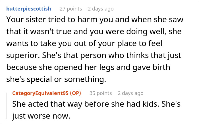 Mom Takes The Whole 2nd Floor For Her And Her 3 Kids, Leaves Sister With Horrible Basement, Drama Ensues When She Fixes It Up And Makes It Really Nice Mom Takes The Whole 2nd Floor For Her And Her 3 Kids, Leaves Sister With Horrible Basement, Drama Ensues When She Fixes It Up And Makes It Really Nice