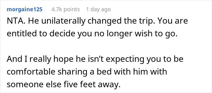 Woman Gives Boyfriend An Ultimatum: She Will Only Go On Their Romantic Holiday If He Doesn’t Bring His Friend Along Woman Gives Boyfriend An Ultimatum: She Will Only Go On Their Romantic Holiday If He Doesn’t Bring His Friend Along