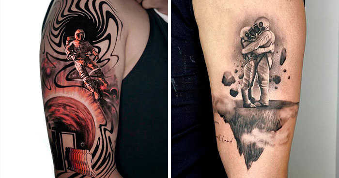 109 Cool Space Tattoos That Are Cosmically Good