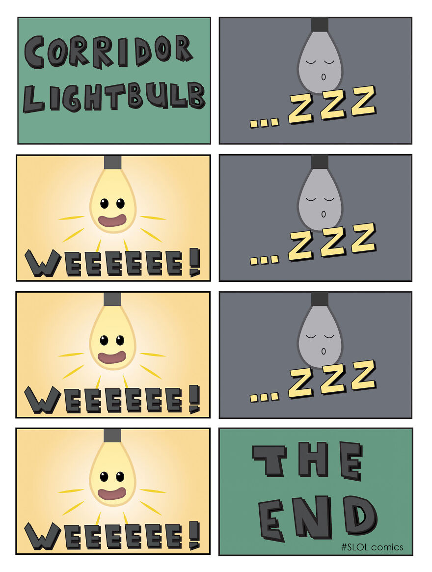I Create Comics Form A Perspective Of A Lightbulb