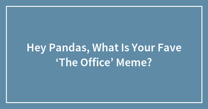 Hey Pandas, What Is Your Fave ‘The Office’ Meme?