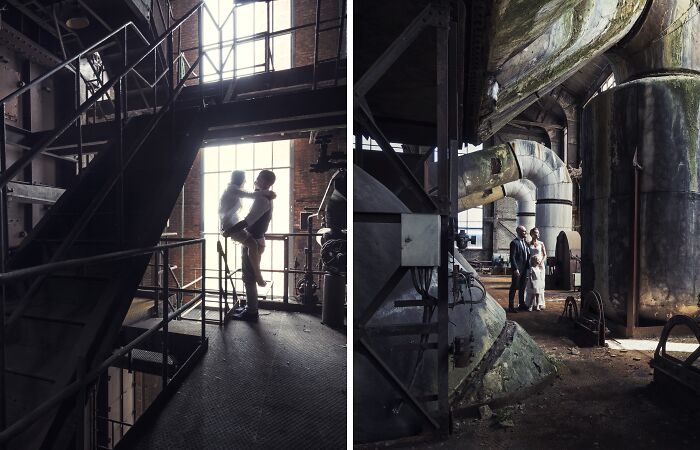 Rusty Love: 8 Wedding Pictures Taken At Abandoned Locations In Belgium