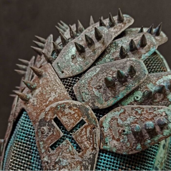 I Upcycled My Old Fencing Mask Into A Cyberpunk Mask I Upcycled My Old Fencing Mask Into A Cyberpunk Mask