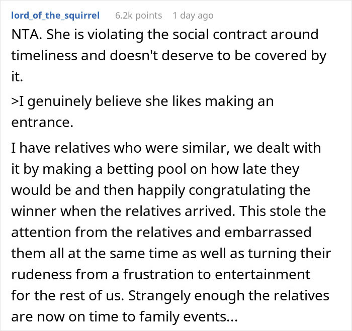Daughter Tells Mom Her Birthday Party Starts An Hour Earlier Because She’s Always Late, Drama Ensues Daughter Tells Mom Her Birthday Party Starts An Hour Earlier Because She’s Always Late, Drama Ensues