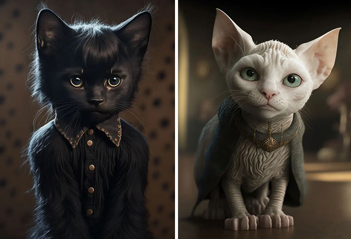 If 30 Famous Characters Were Kittens, Made By AI Dreams