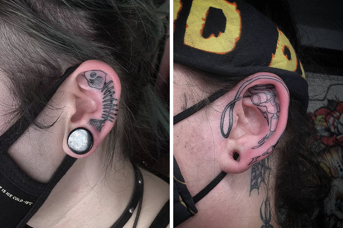 40 Dainty Behind The Ear Tattoos For The Subtlest Hint Of Ink