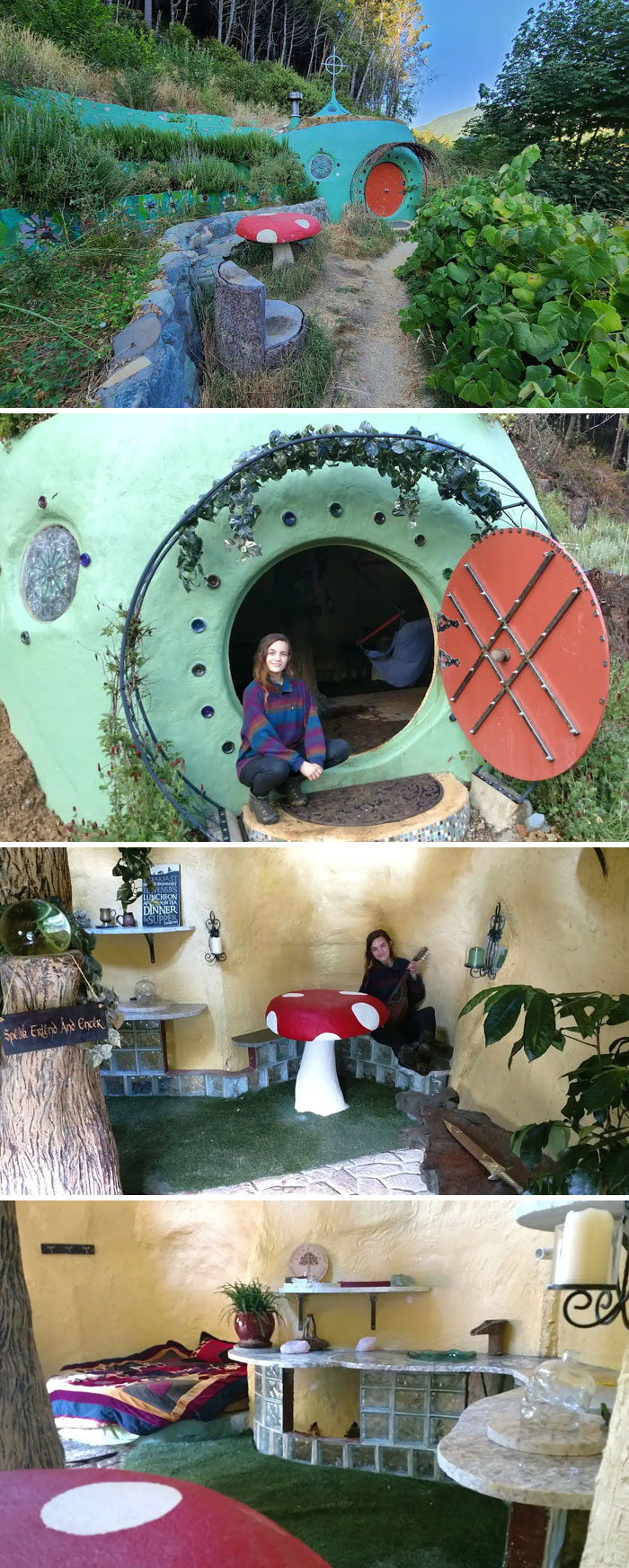 Underground Hobbit Hole. Del Norte County, California, United States