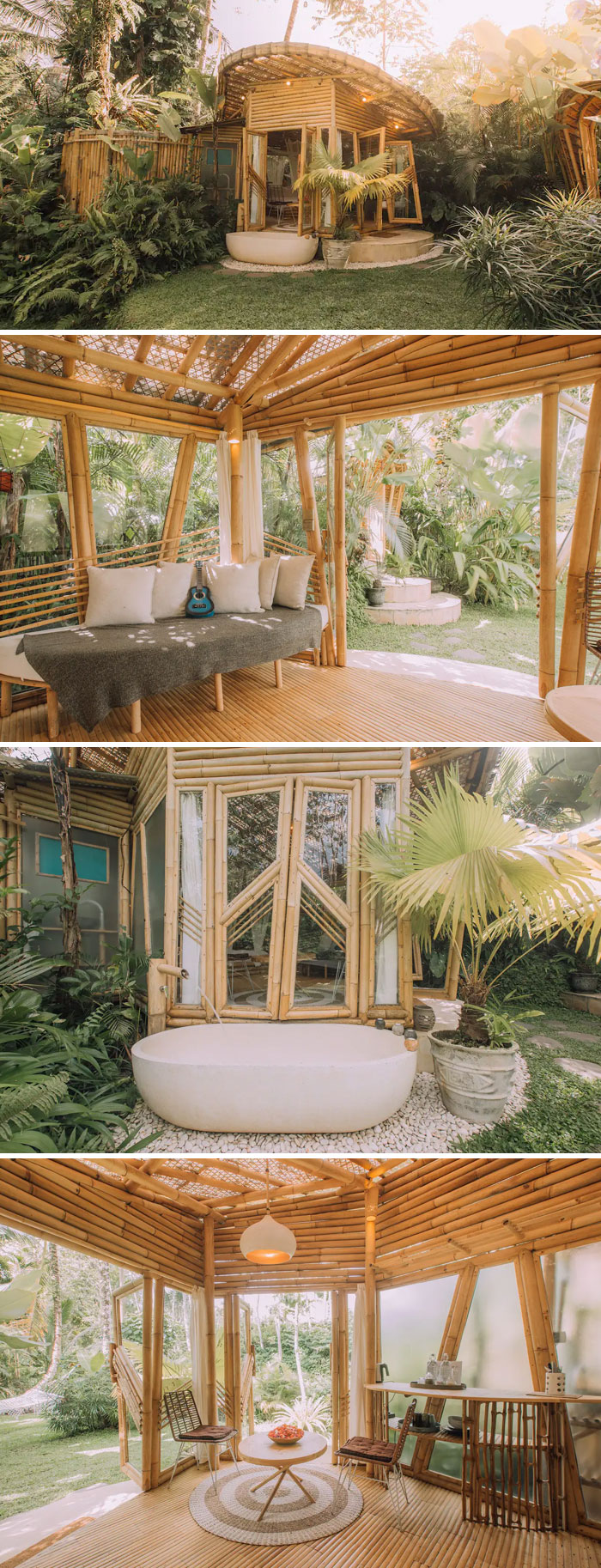 Eco Bamboo Home. Selat, Bali, Indonesia