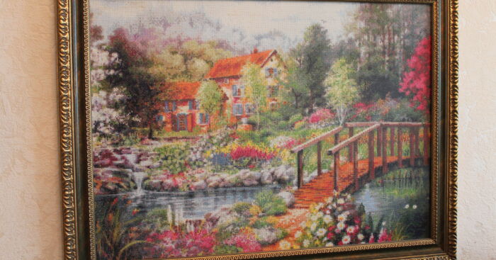 My Cross-Stitch Art That I Made For Home Decor (5 Pics)