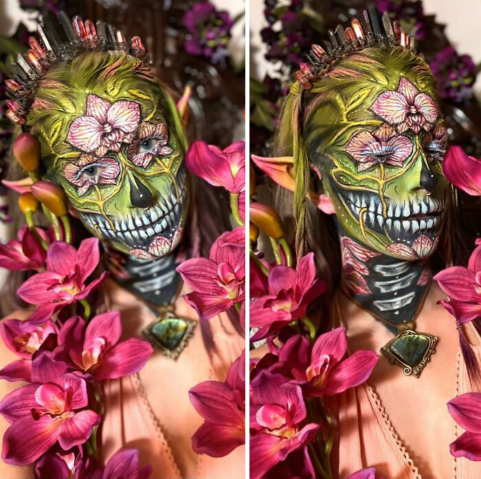 Life In Death, Draegonqueen, Face Paint