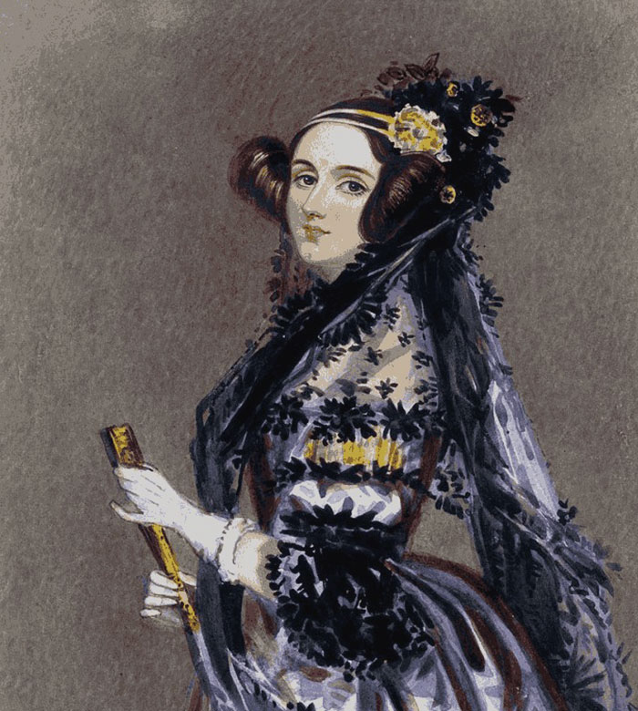 portrait of a woman in a dress in the middle age time