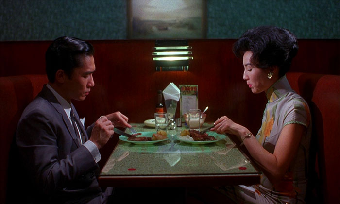 In The Mood For Love couple eating