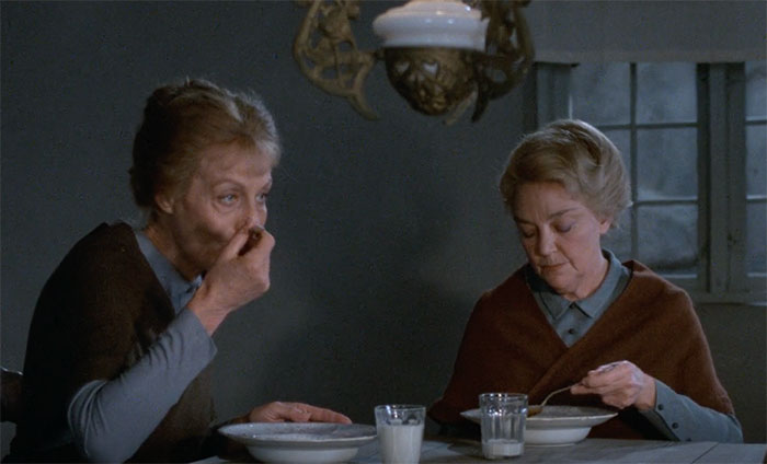 Babette’s Feast characters eating