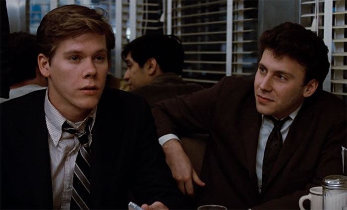 Diner characters wearing suits