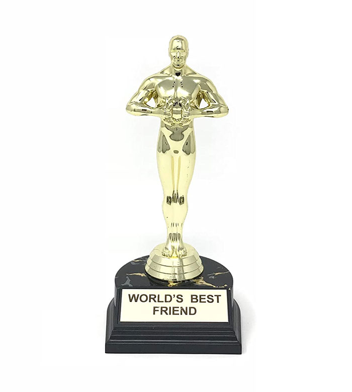 an award for the world's best friend 