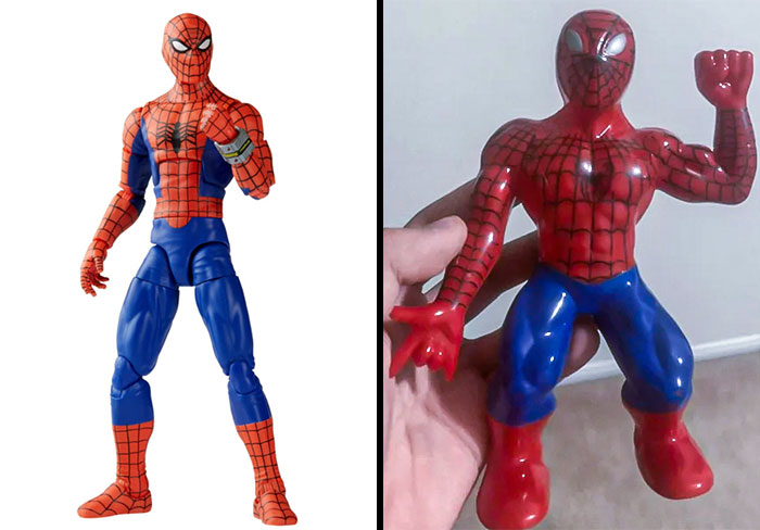 Tried Ordering The Spider-Man On The Left. Got The One On The Right Instead