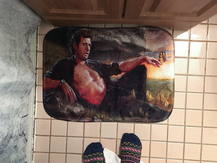 My Fiancé And I Ordered A Navy Bathmat And This Came, 10/10 Would Order Again