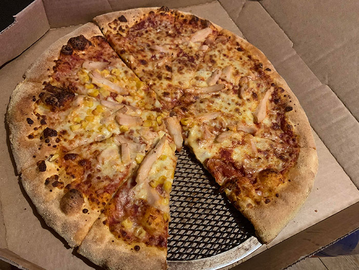 Ordered Dominos With BBQ Base, Not Metal
