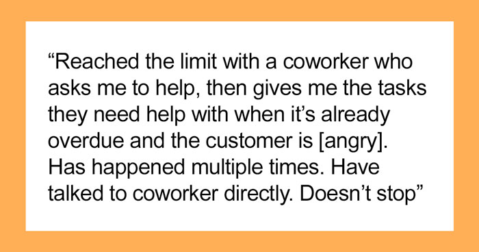 Person Is Done Taking On Coworker’s Work, Boss Ignores Them About It But Changes His Tune After They Put In Their Notice
