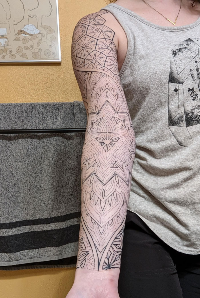 My First Tattoo, (Halfway Done) By Mitch Koch, Mind Floss Tattoo Shop In Madison, WI