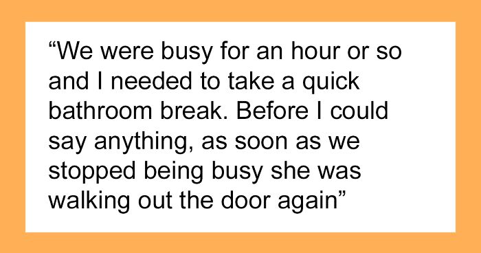 Guy Is Sick And Tired Of His Coworker Running Off And Leaving Him To Work Alone, Doesn’t Cover For Her