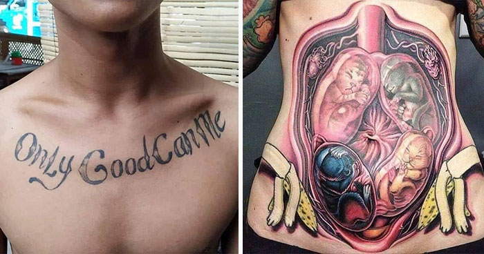 40 Real-Life Tattoos That Could Be Called Permanent Mistakes