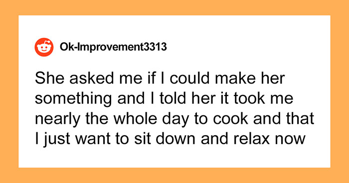 The Internet Backs Up This Woman For Refusing To Cook An Additional Gluten-Free Meal For A Family Friend After She Causes A Scene