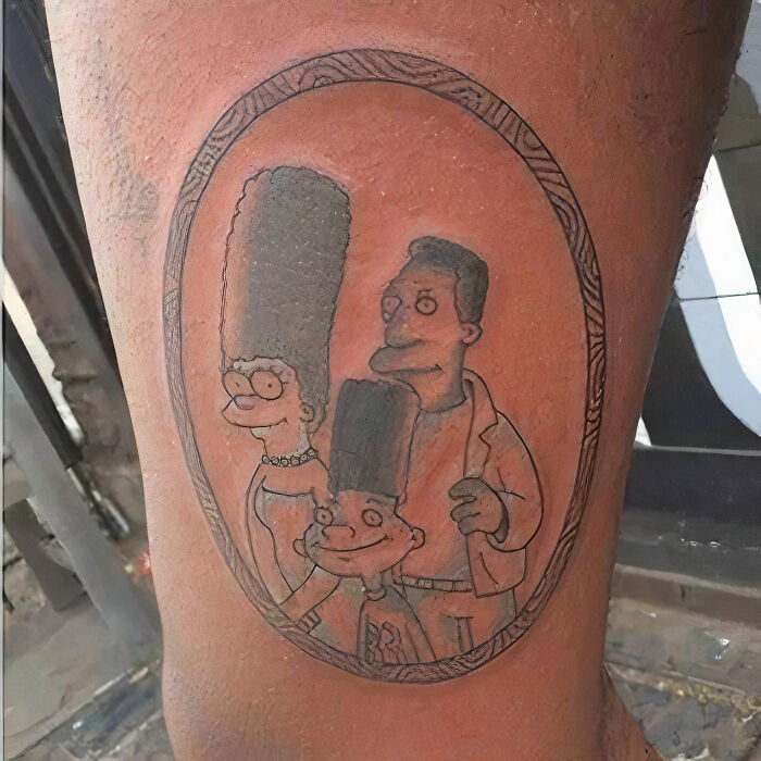 Found This Hilarious Simpsons Tattoo