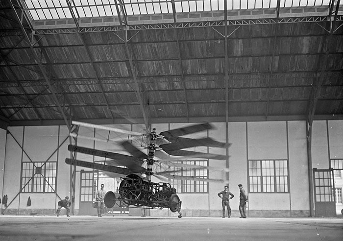 Test Flight Of Pescara's Helicopter, 1922