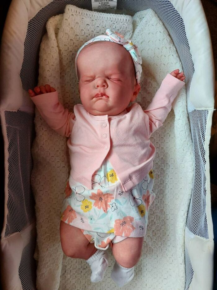 I Collect Reborn Baby Dolls And This Is The Newest Doll In My Collection.her Name A Elena Rose