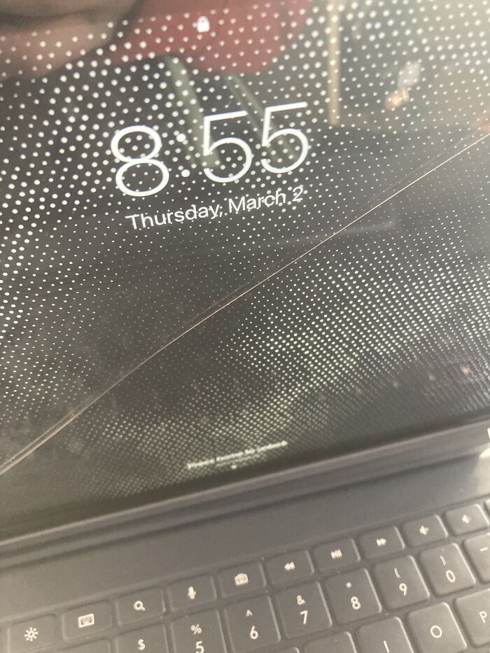 Cat Like The Bite Ipads. Or Just Mine. (This Is A School iPad)