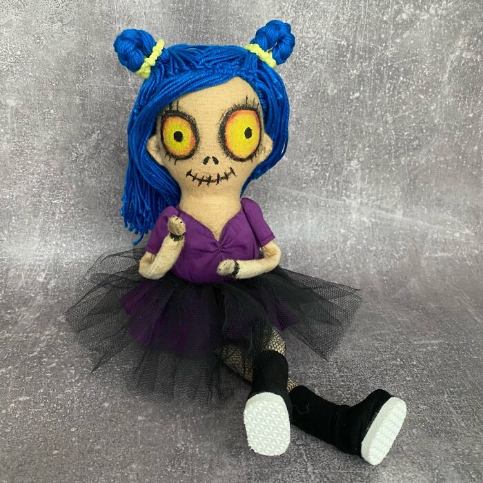 Creepy Cute Doll . Halloween Shelf Decor Creepy Cute Doll . Halloween Shelf Decor