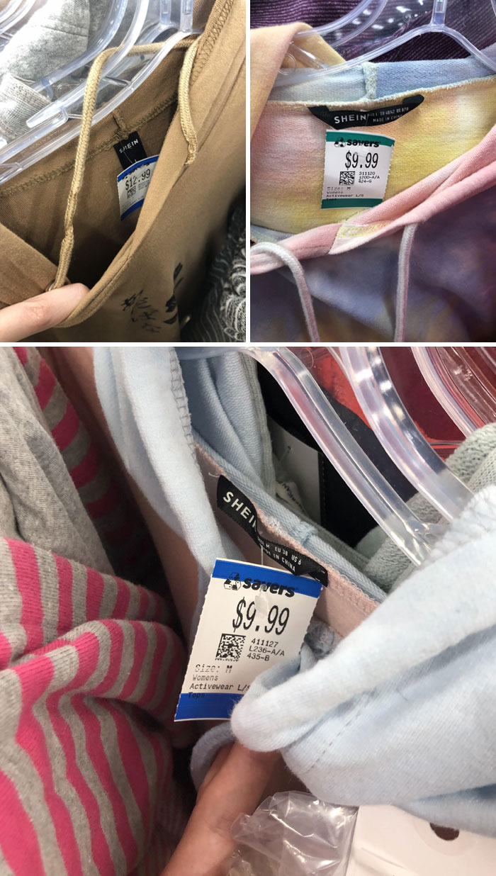 I Hate My Local Savers Sometimes. Who's Going To Pay $13 For A Used Shein Hoodie That's Practically Falling Apart By The Time They Get It?