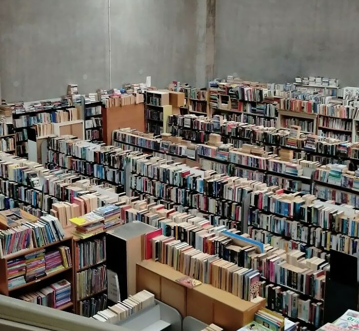 I Got A Job At A Secondhand Book Exchange, This Is One Of Three Warehouses Of Books